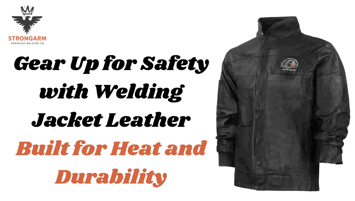 Gear Up for Safety with Welding Jacket Leather Built for Heat and Durability